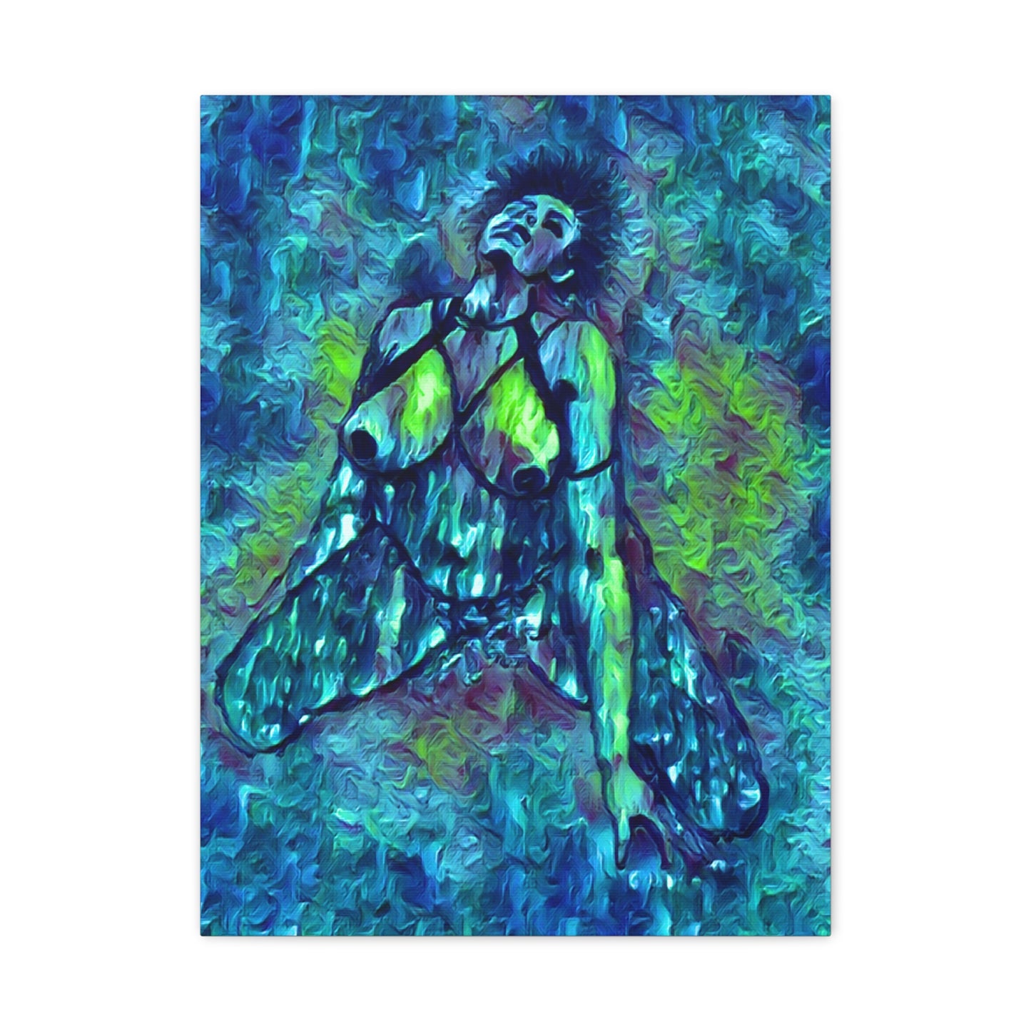 Canvas Print, Sensually Posed Abstract Artwork Stretched Canvas 1.25"