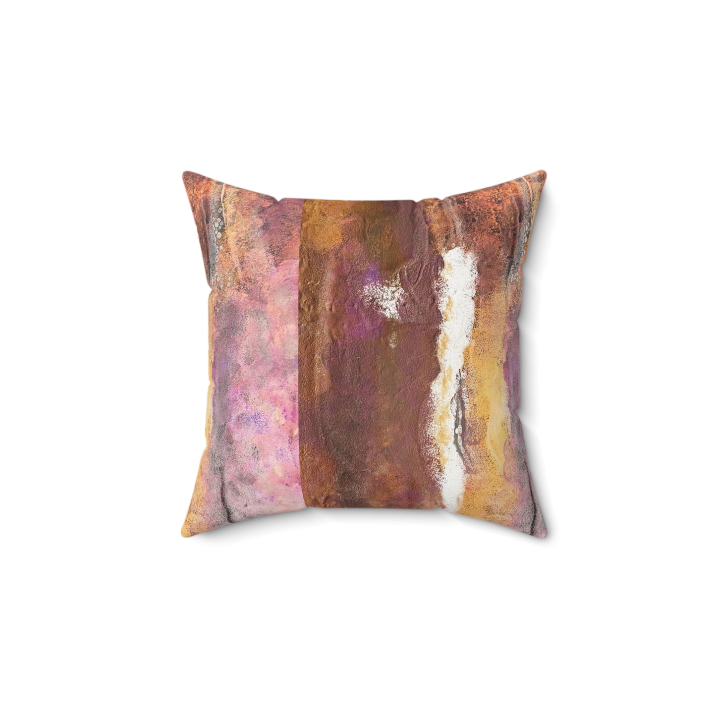 Faux Suede Pillow Designed by Its A Art Vibe #5