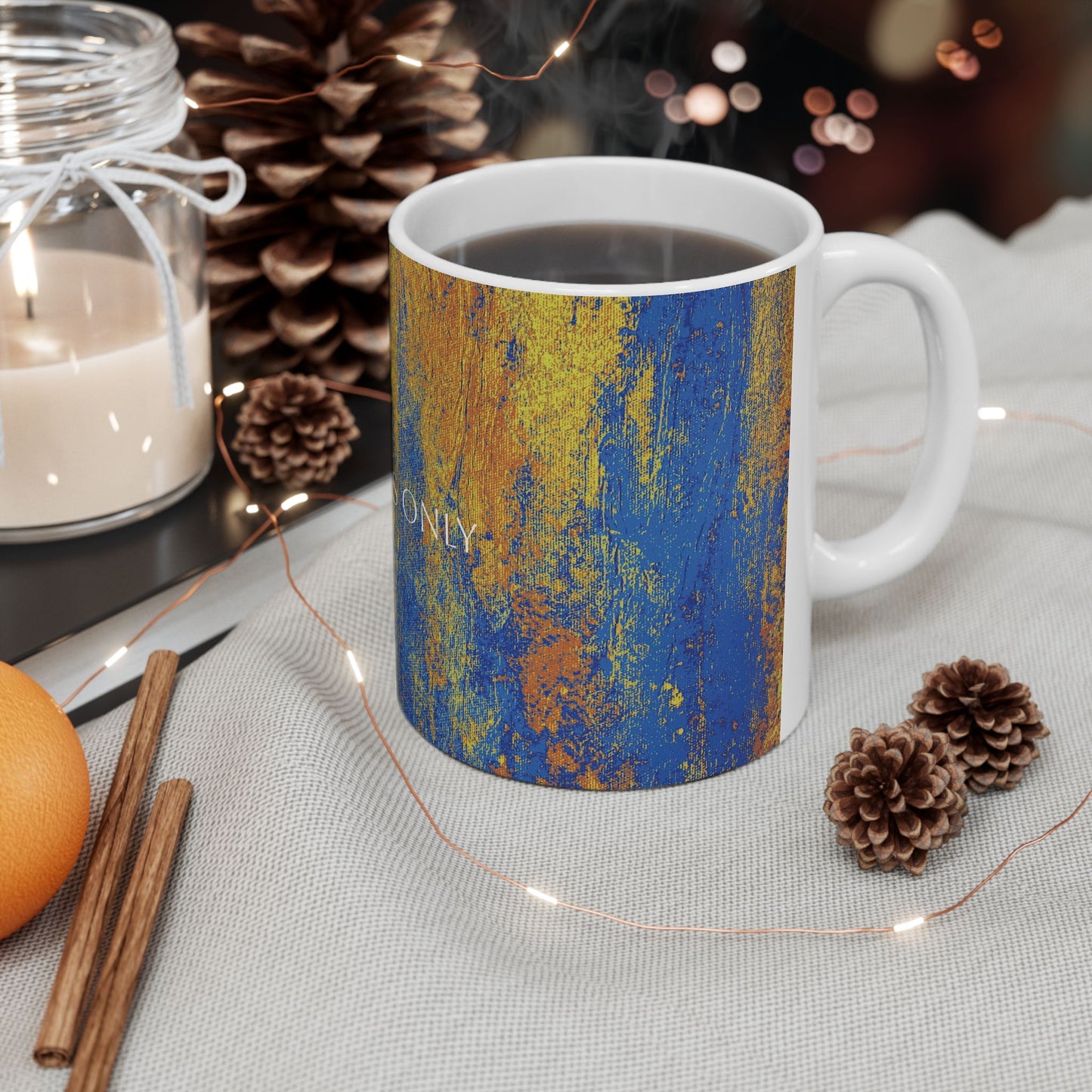 Ceramic Mug - Lovely Cup of Tea Printed Cup Design by Its A Art Vibe Good Vibes Only