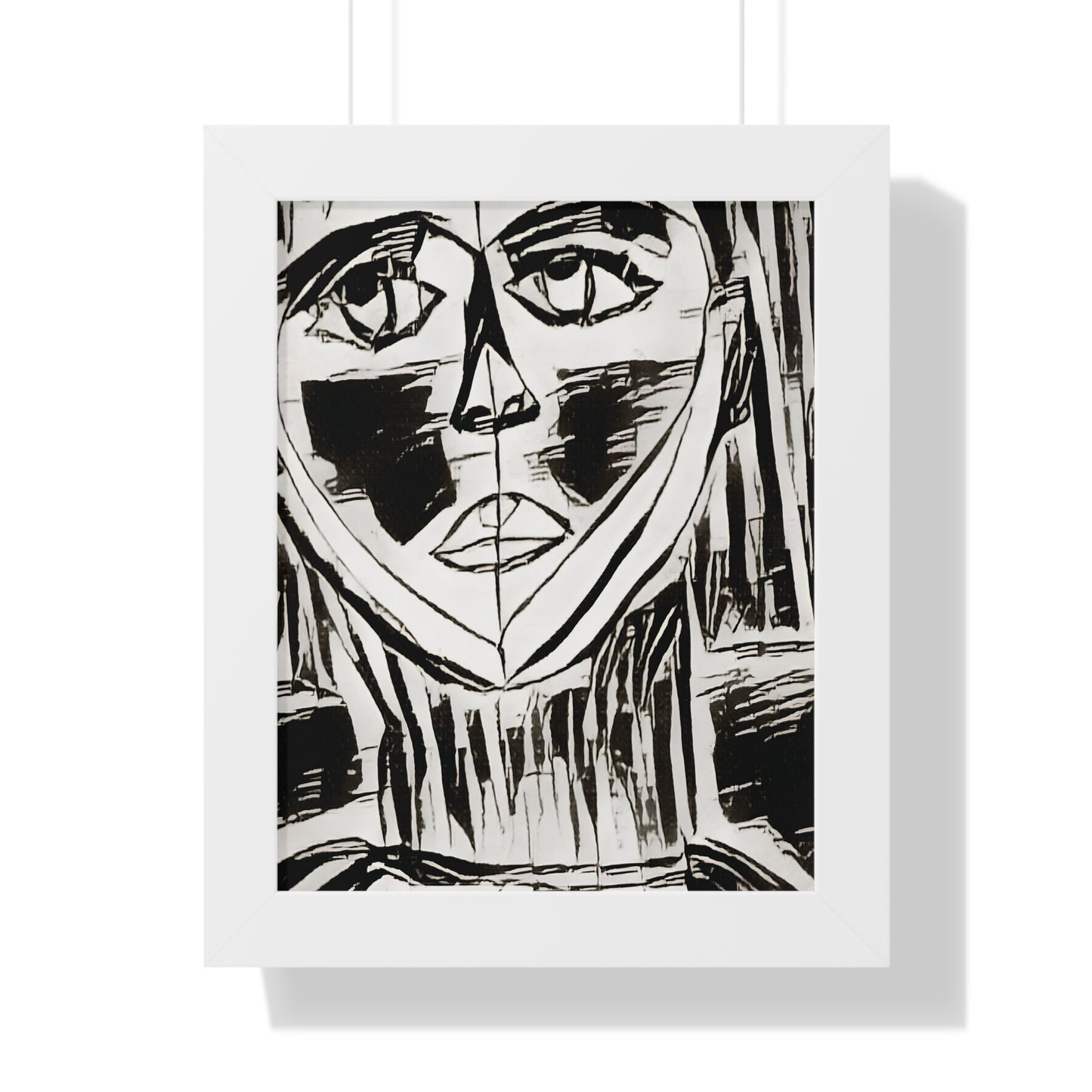 Framed Vertical Poster Sketched Portrait by It's A Art Vibe