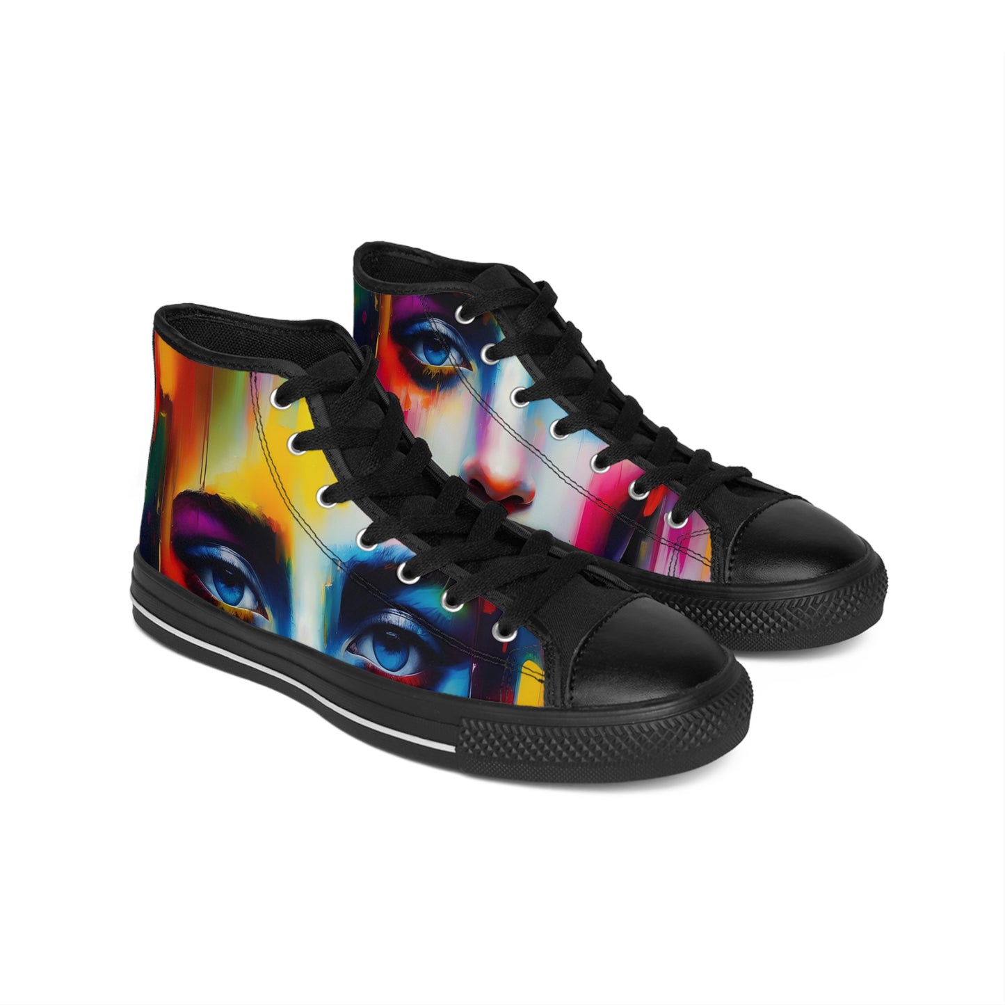 Men's Classic Sneakers Eye See You by Its A Art Vibe