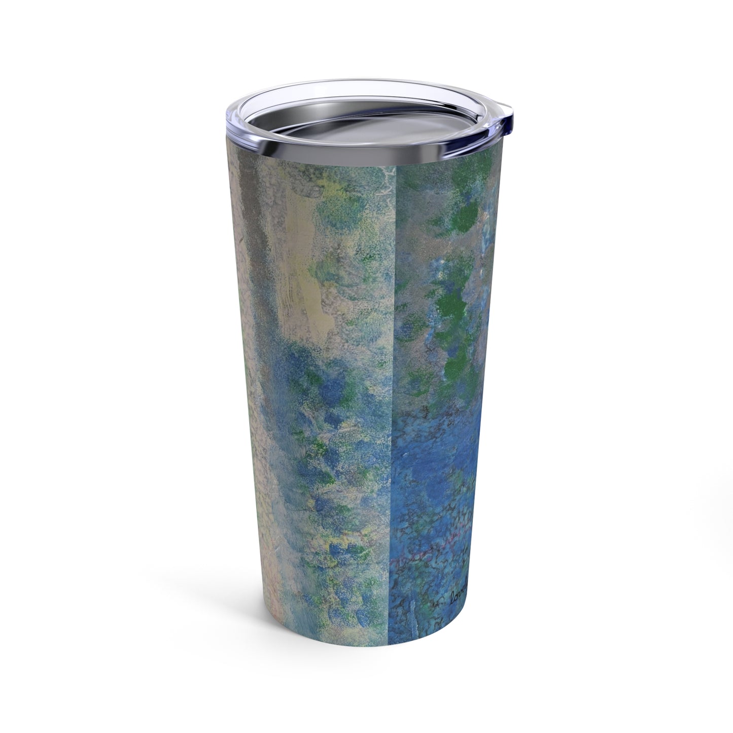 Stainless Steel Tumbler 20oz Double-Wall Insulated - Designed by Its A Art Vibe Blue Dream Mix