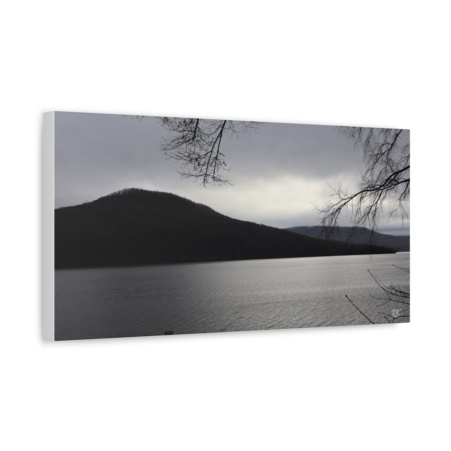 Serene Landscape Canvas Wall Art - 1.25" Stretched Matte Print