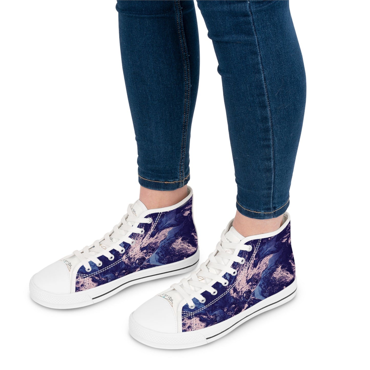 Women's High-Top Sneakers Got Blues Sneakers by Its A Art Vibe