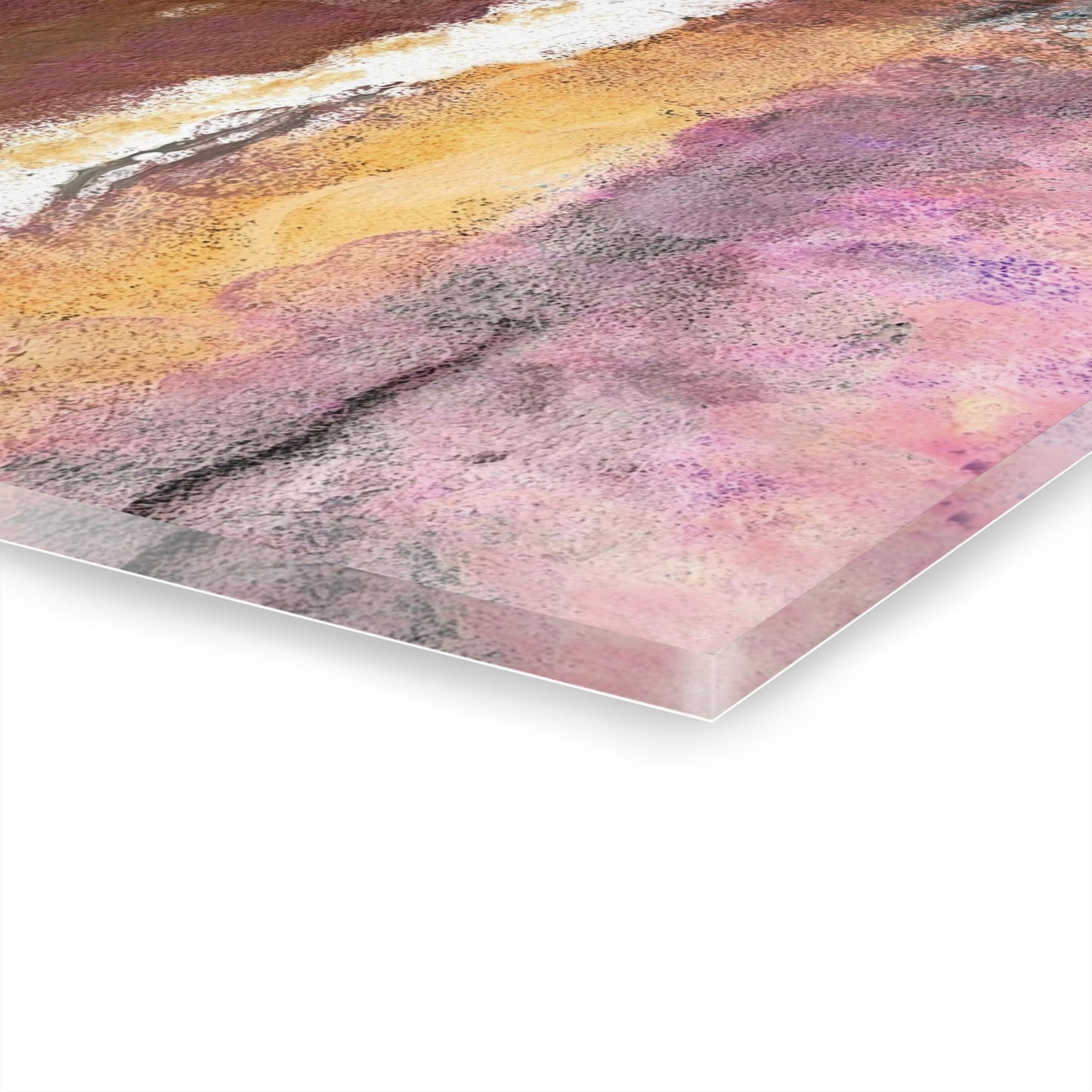 Acrylic Prints Rustic Mix French Cleat Hanging - Abstract Rustic Art for Home or Office Decor