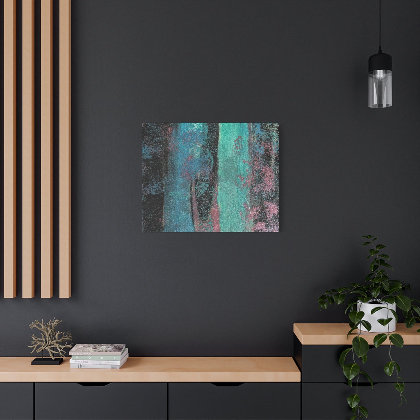 Canvas Gallery Wraps Rustic Blue Breeze by Its A Art Vibe 1 of 2 Matte Canvas, Stretched, 1.25"