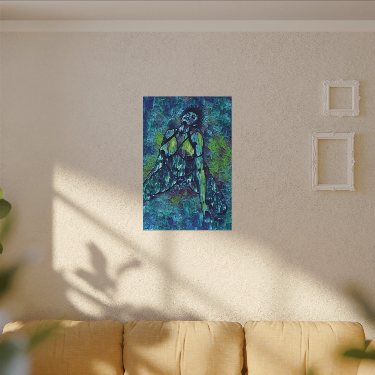 Matte Canvas, Stretched, 0.75" (Multi-Size) Sensual Woman 001