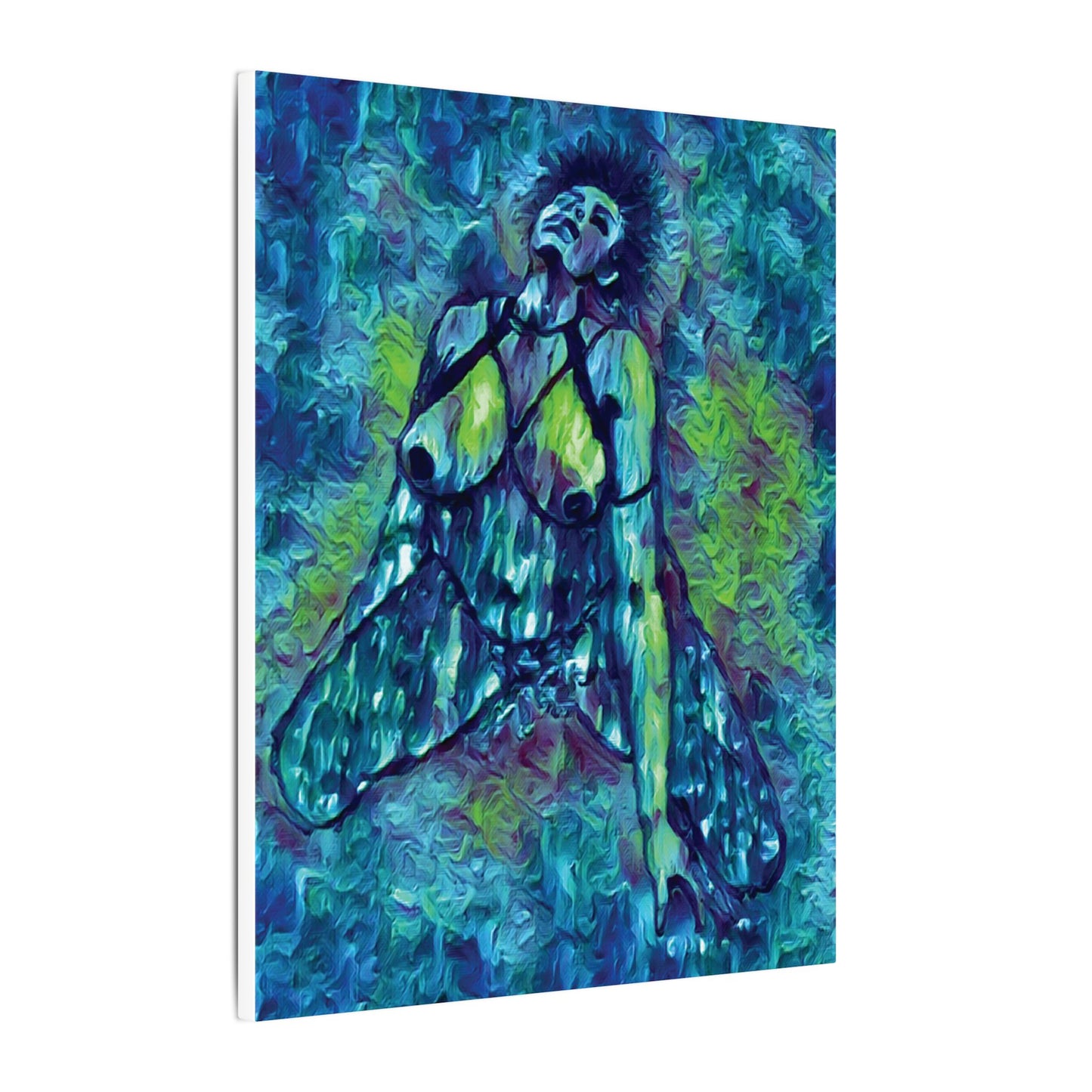 Matte Canvas, Stretched, 0.75" (Multi-Size) Sensual Woman 001