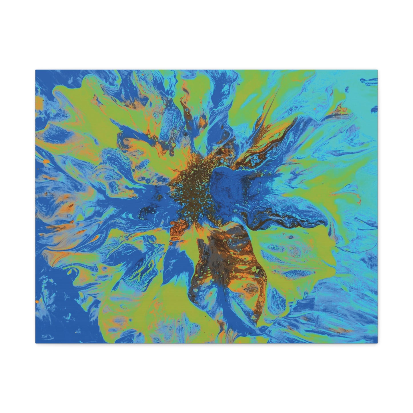Vibrant Floral Abstract Canvas Wall Art