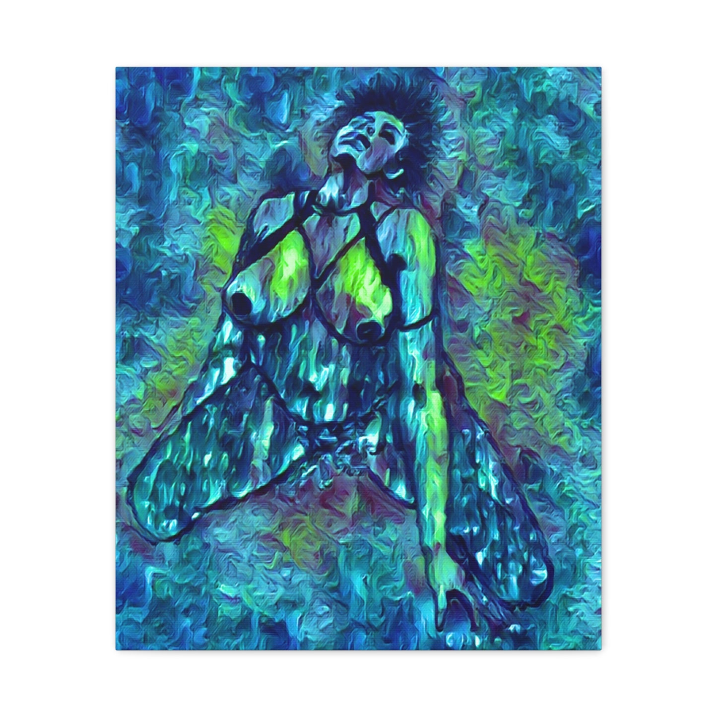 Canvas Print, Sensually Posed Abstract Artwork Stretched Canvas 1.25"