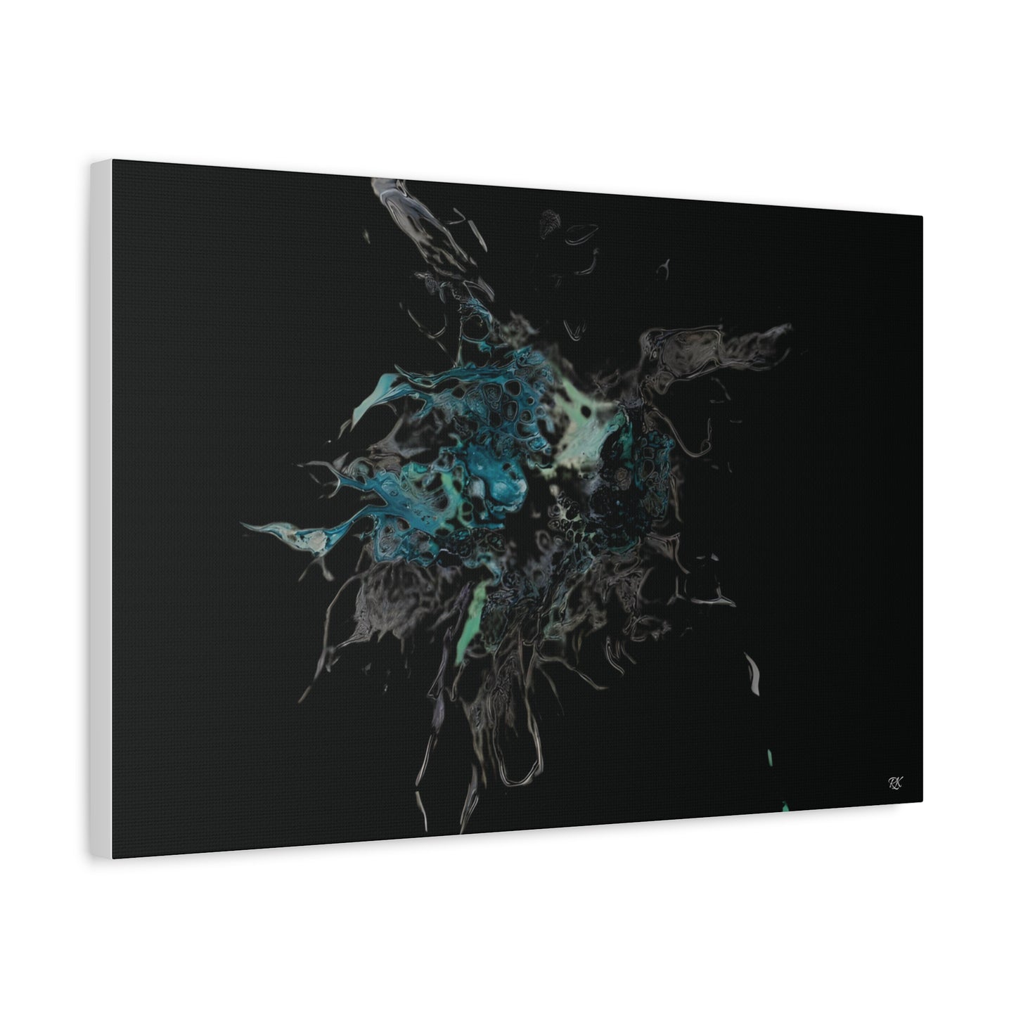 Abstract Canvas Wall Art - Modern Stretched Art Print for Home Decor