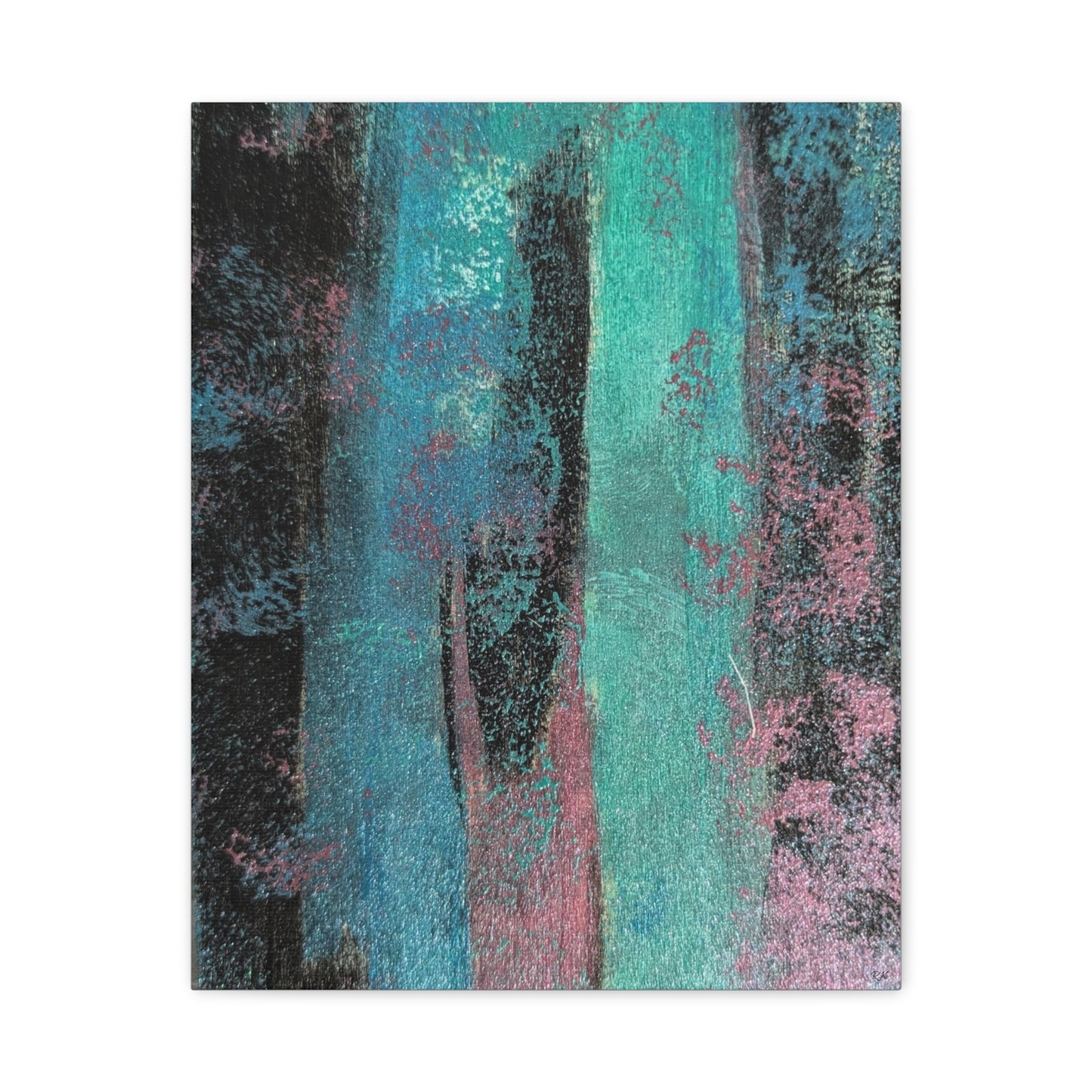 Canvas Gallery Wraps Rustic Blue Breeze by Its A Art Vibe 1 of 2