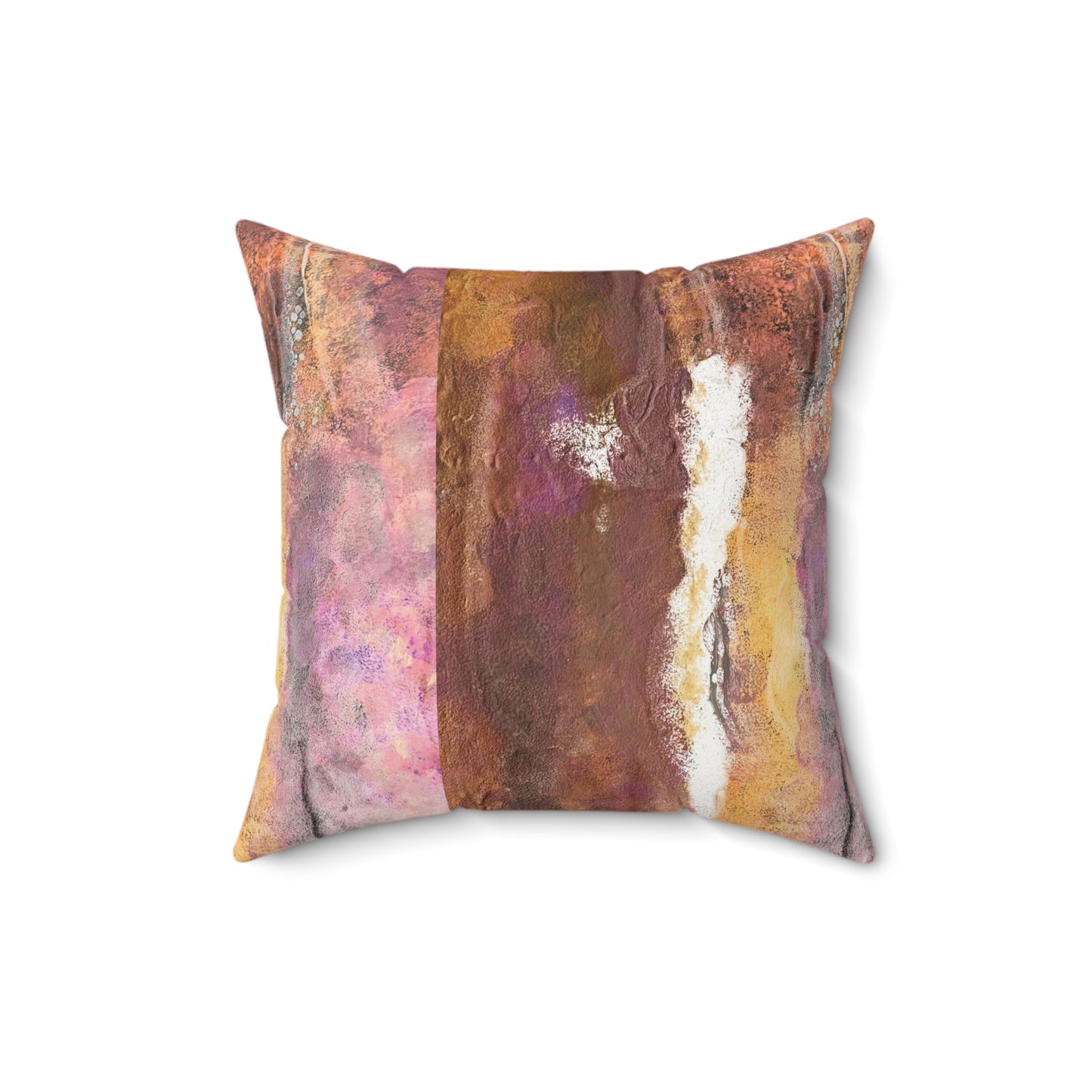 Faux Suede Pillow Designed by Its A Art Vibe #5