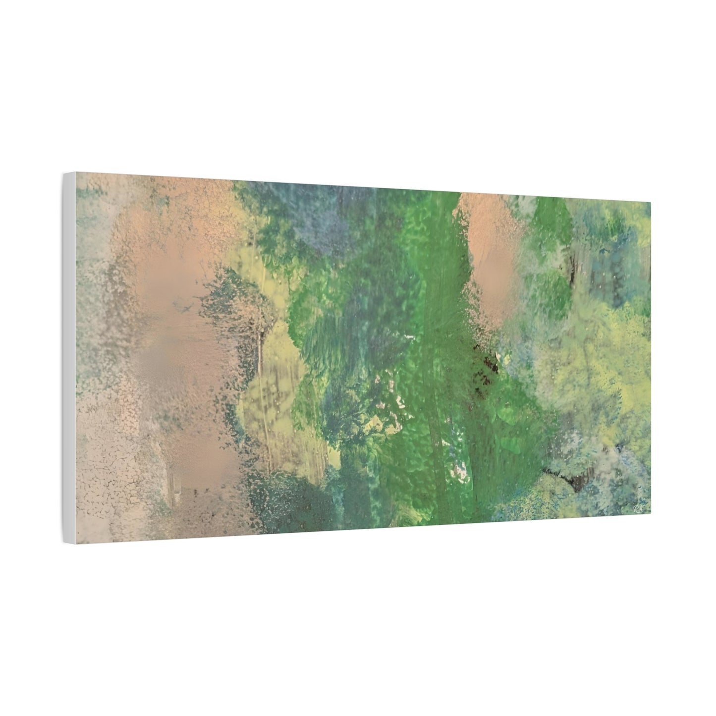 Canvas Gallery Wraps Wall Art Rustic Green by Its A Art Vibe