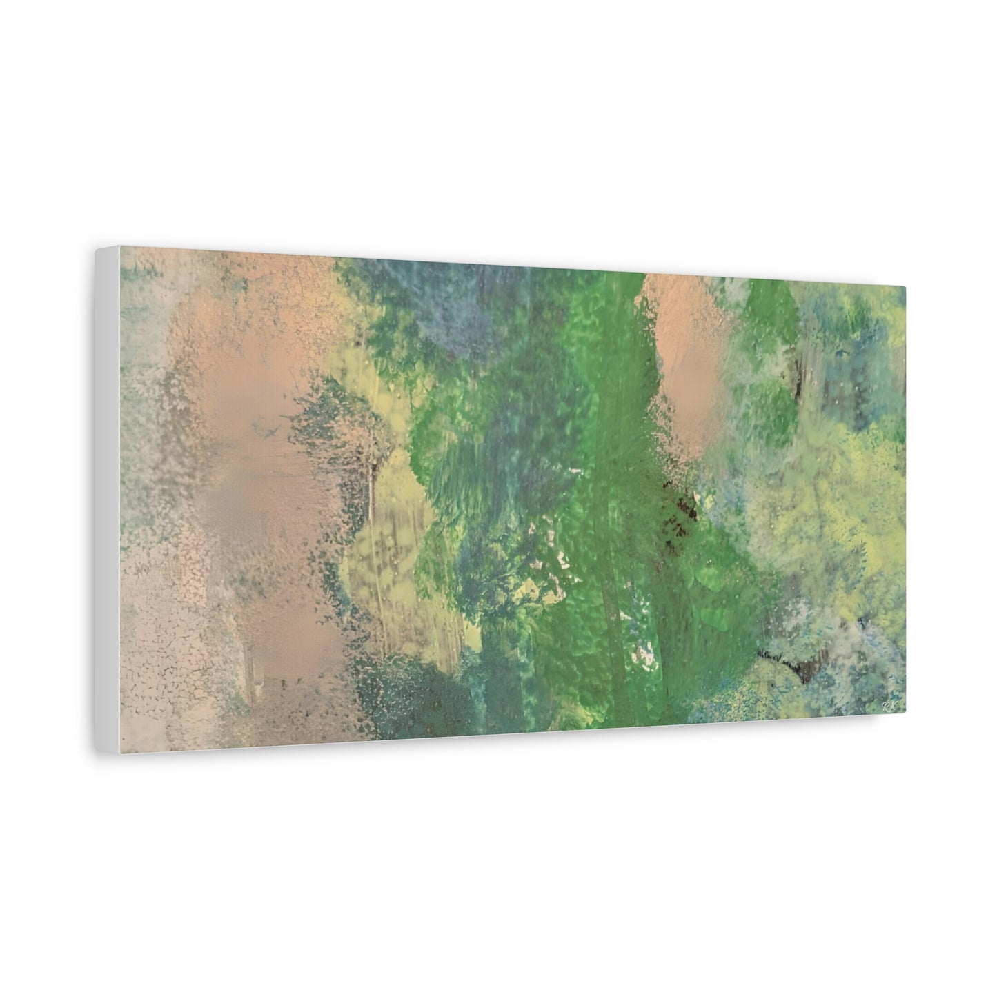 Canvas Gallery Wraps Wall Art Rustic Green by Its A Art Vibe