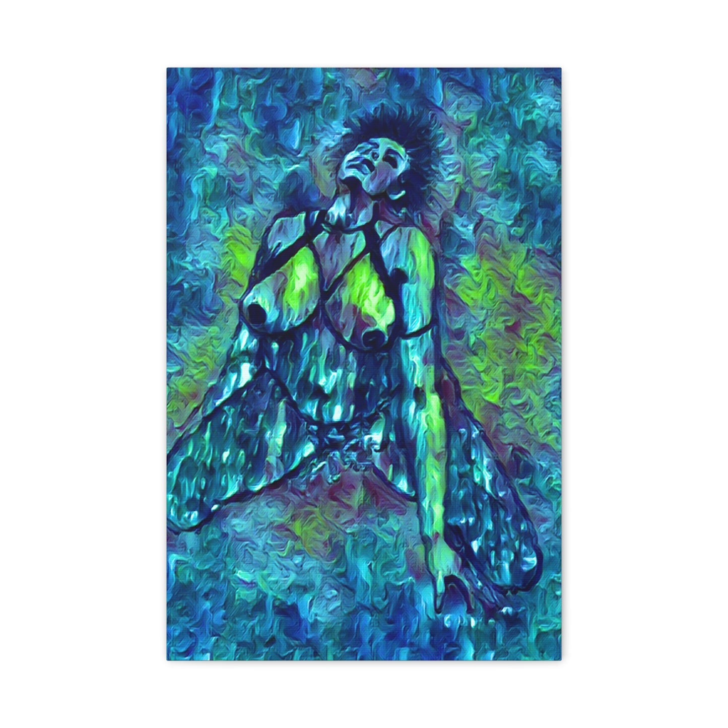 Canvas Print, Sensually Posed Abstract Artwork Stretched Canvas 1.25"