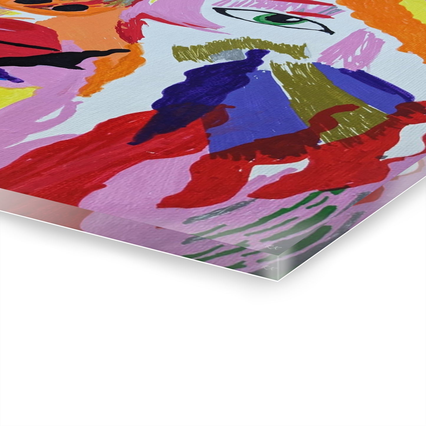 Acrylic Prints Abstract Portrait by Its A Art Vibe