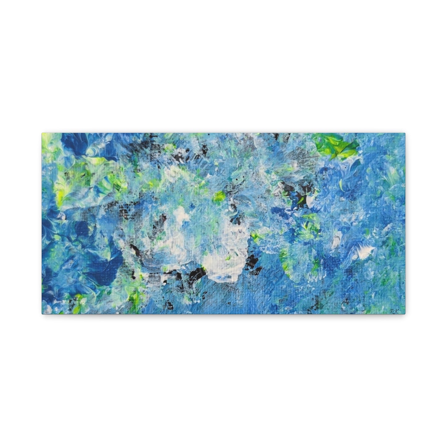 Canvas Gallery Wraps Field of Blue by Its A Art Vibe