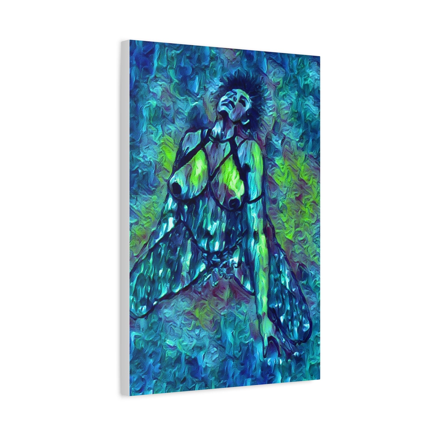 Canvas Print, Sensually Posed Abstract Artwork Stretched Canvas 1.25"