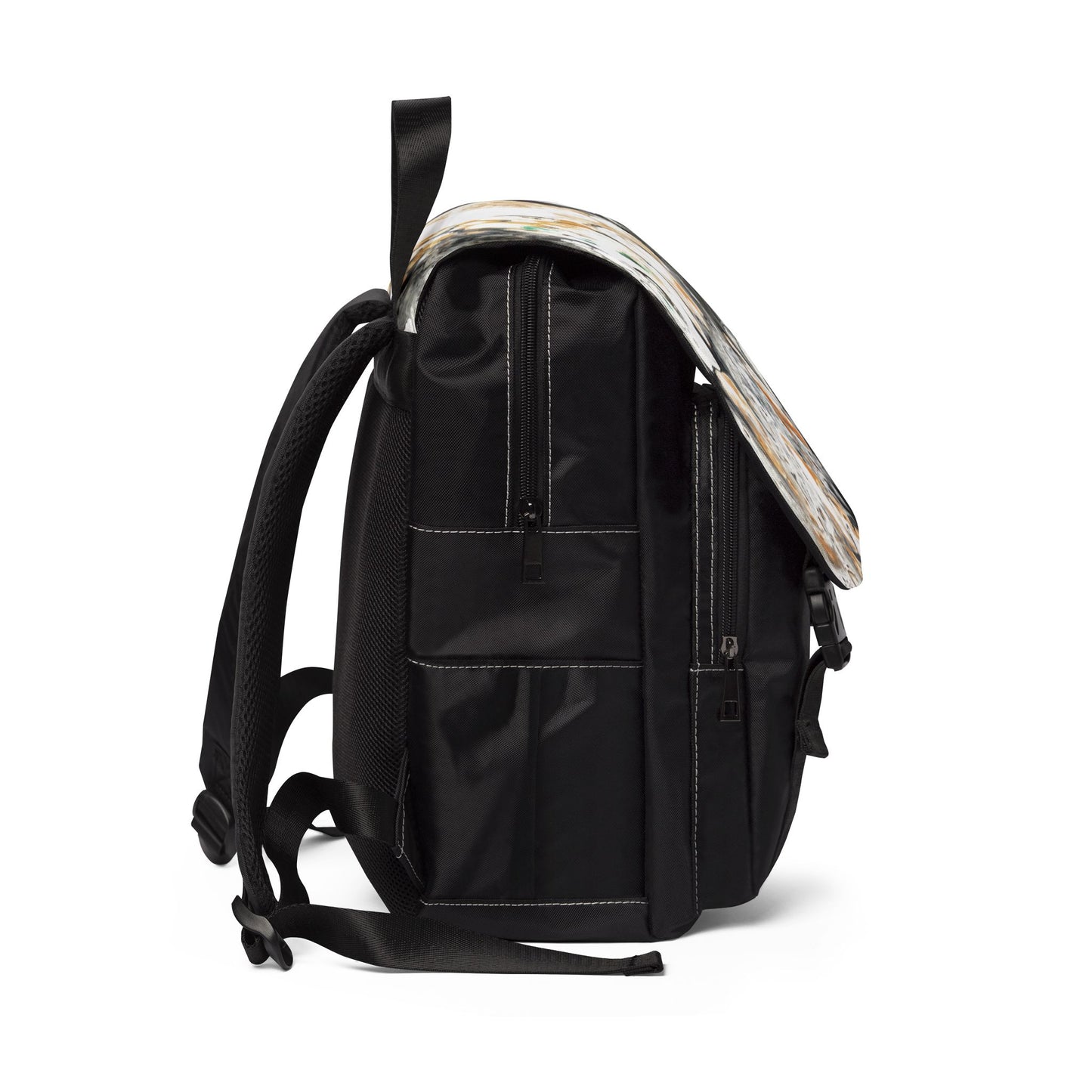 Unisex Casual Shoulder Backpack Gold Rush by Its A Art Vibe