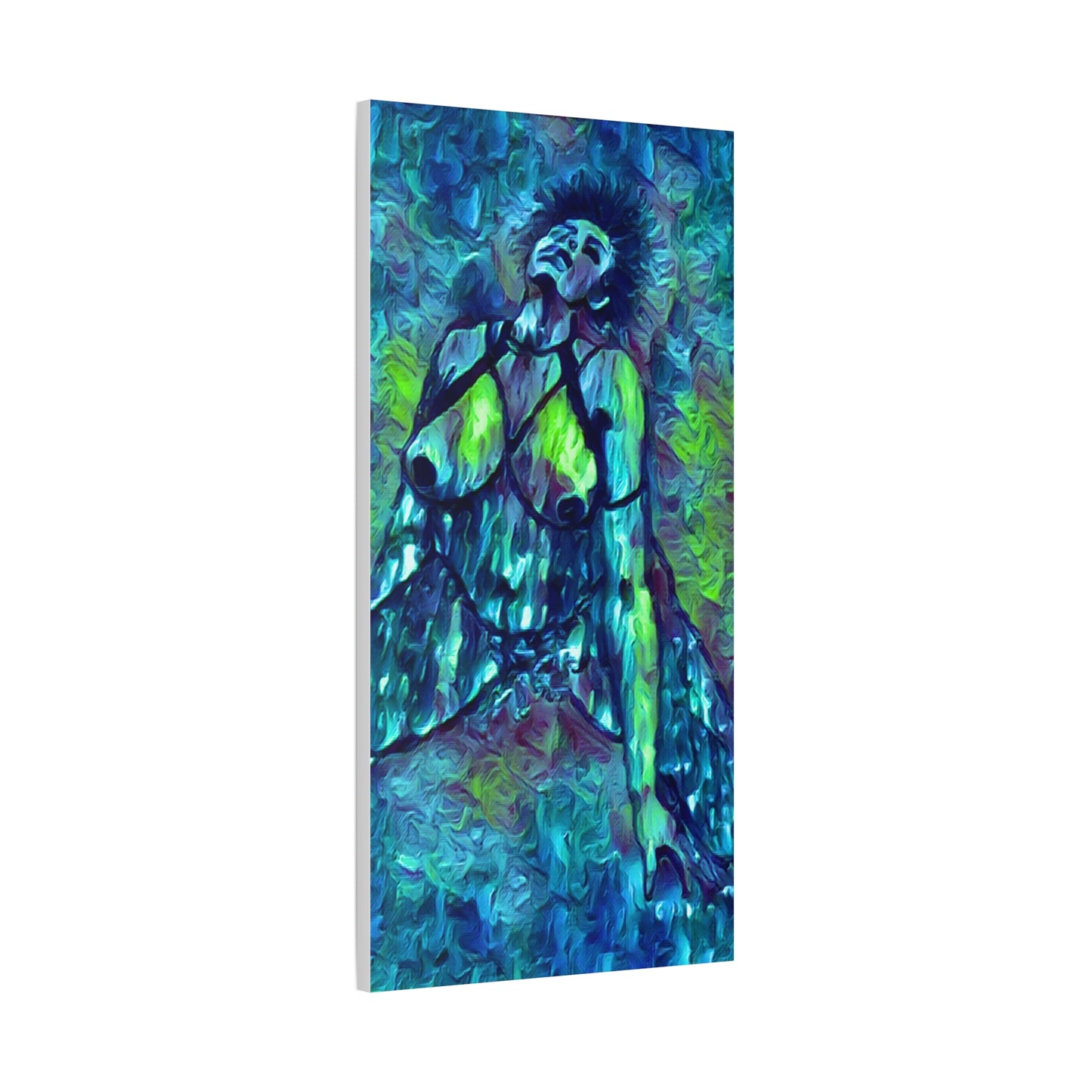 Canvas Print, Sensually Posed Abstract Artwork Stretched Canvas 1.25"