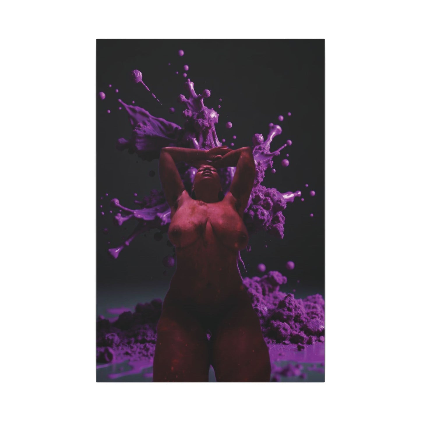 Canvas Wall Art - For She is Up Even When She is Down