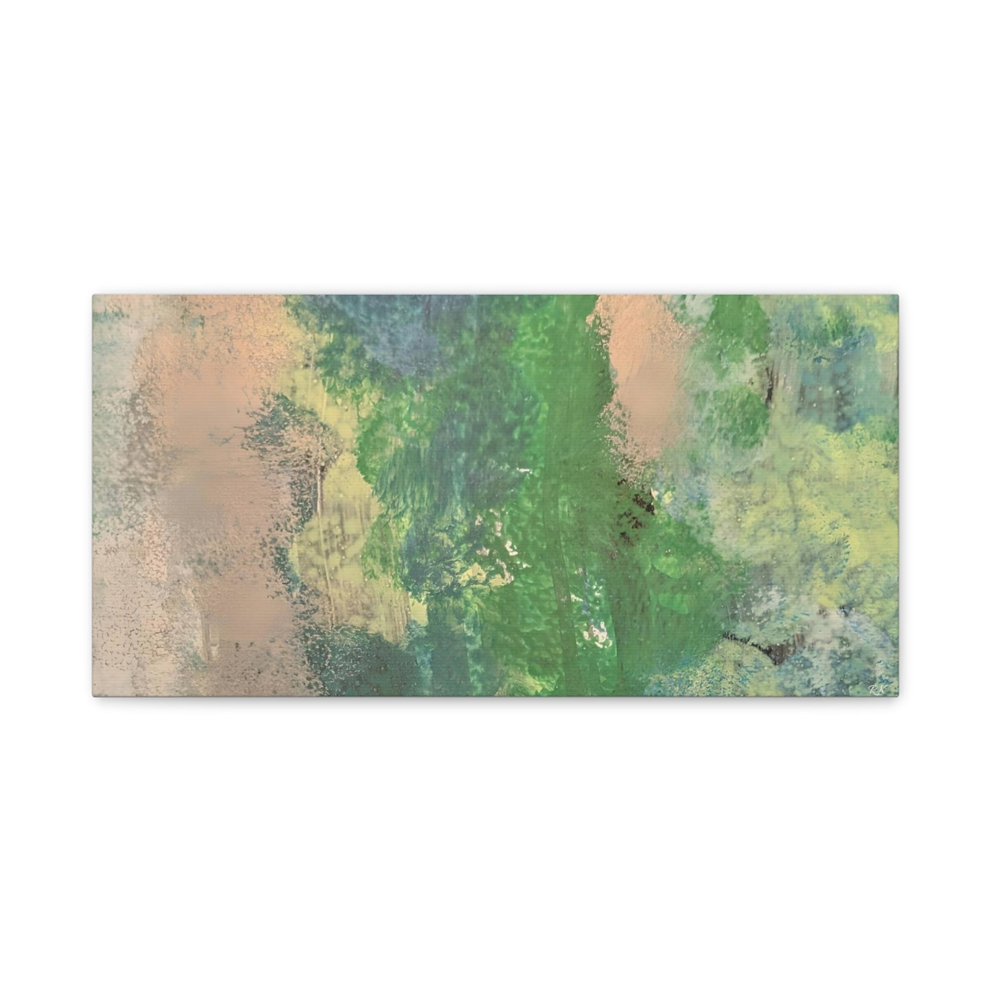 Canvas Gallery Wraps Wall Art Rustic Green by Its A Art Vibe