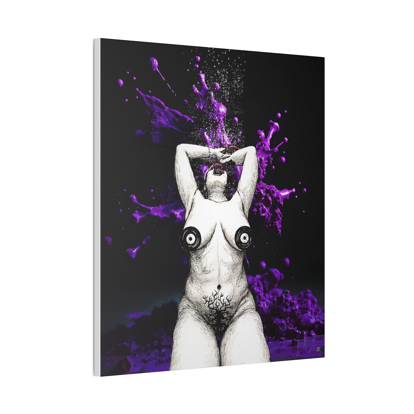 Wall Art Canvas for she is up even when she is down #2