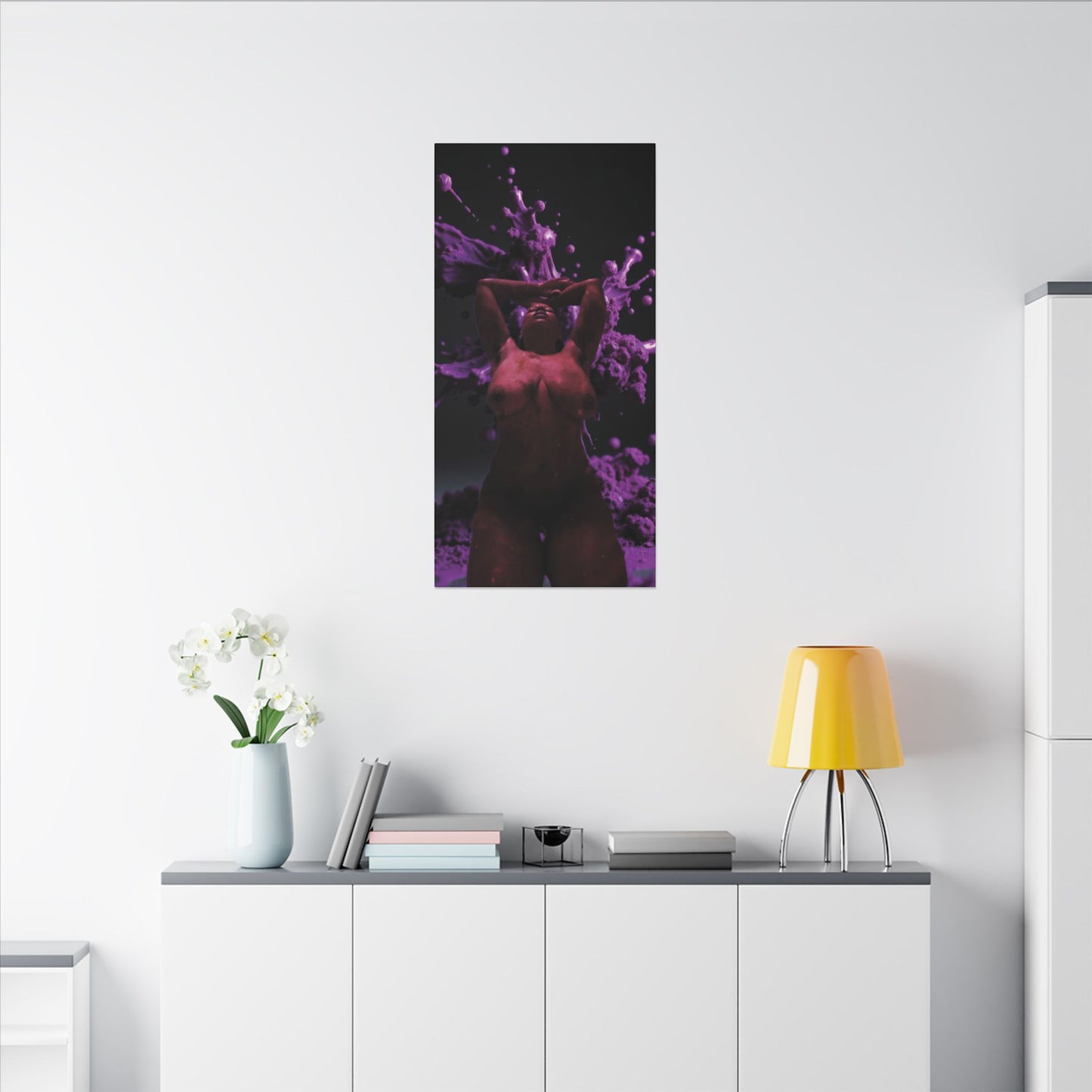 Canvas Wall Art - For She is Up Even When She is Down