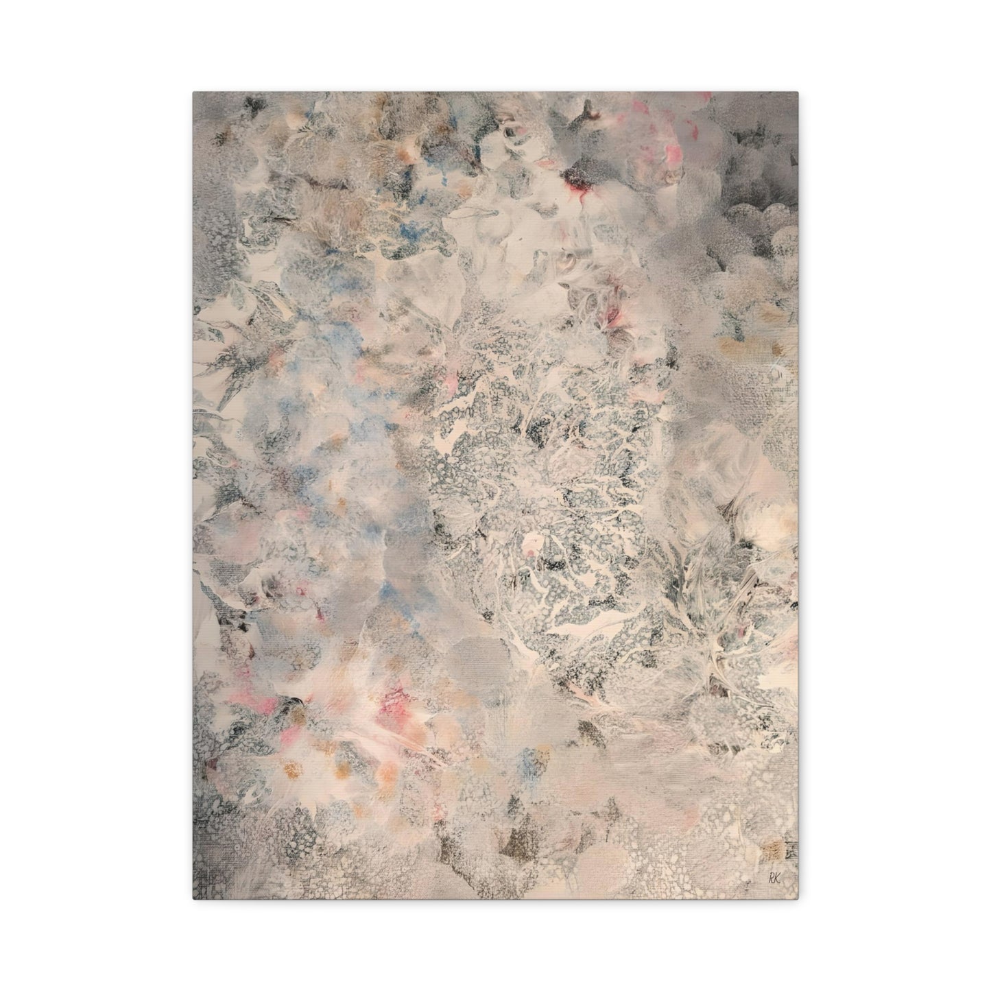 Stretched Canvas Wall Art, Abstract Artwork, Modern Home Décor, Elegant Living Room Accent, Gifts for Art Lovers