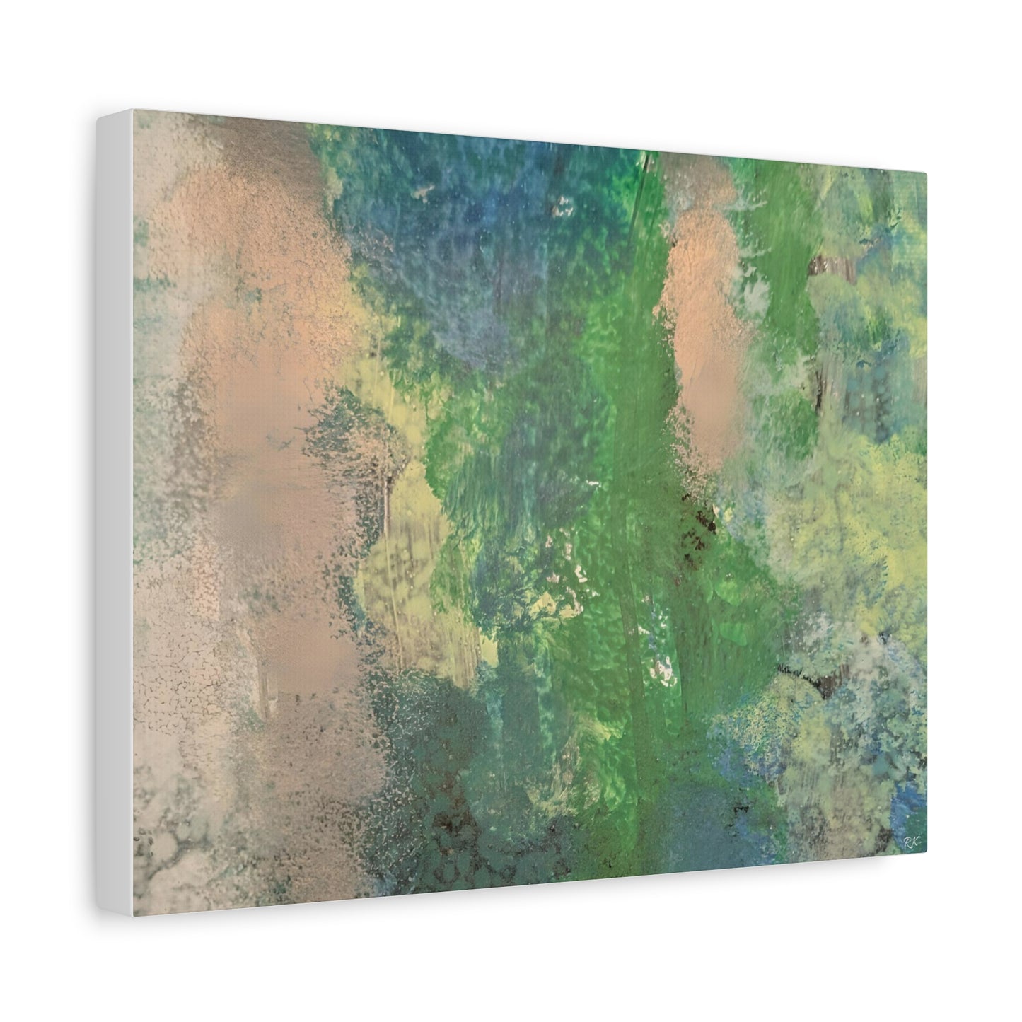 Canvas Gallery Wraps Wall Art Rustic Green by Its A Art Vibe