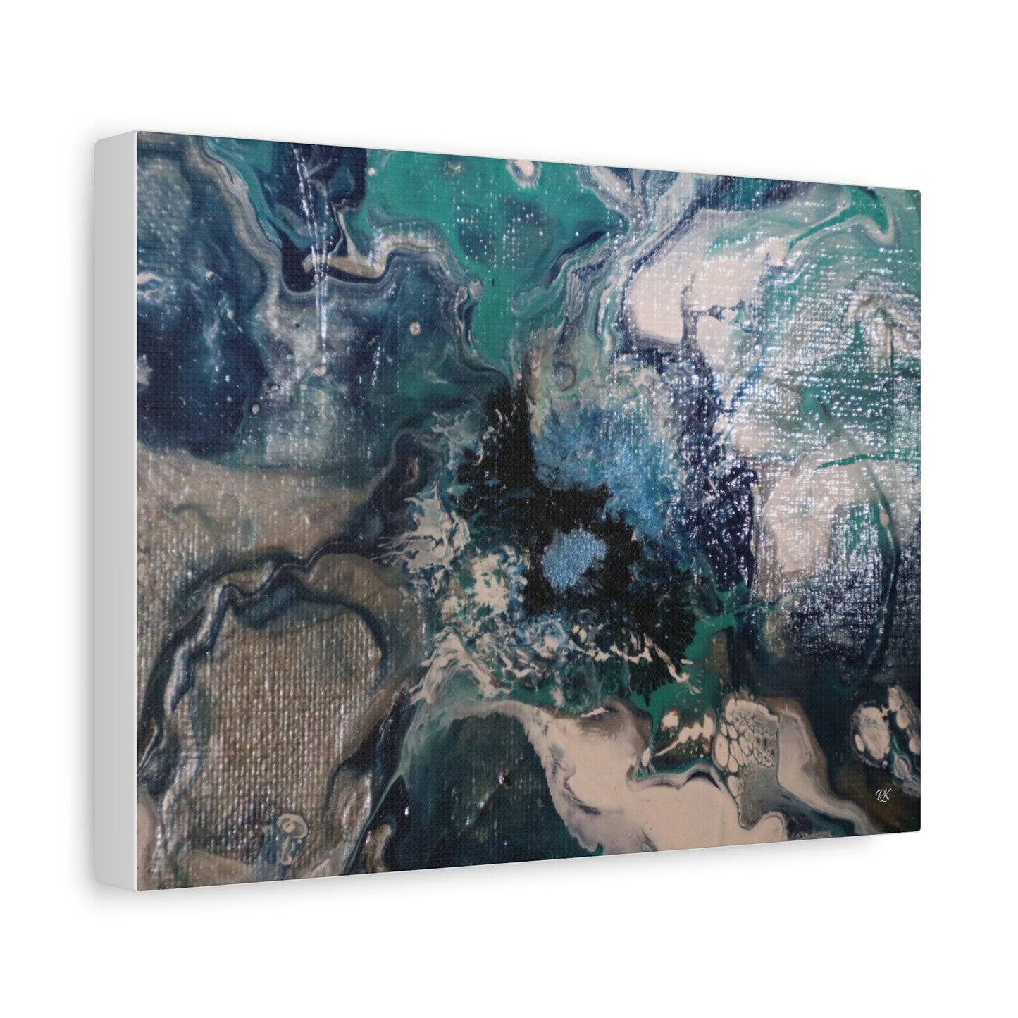 Vibrant Floral Abstract Canvas Wall Art