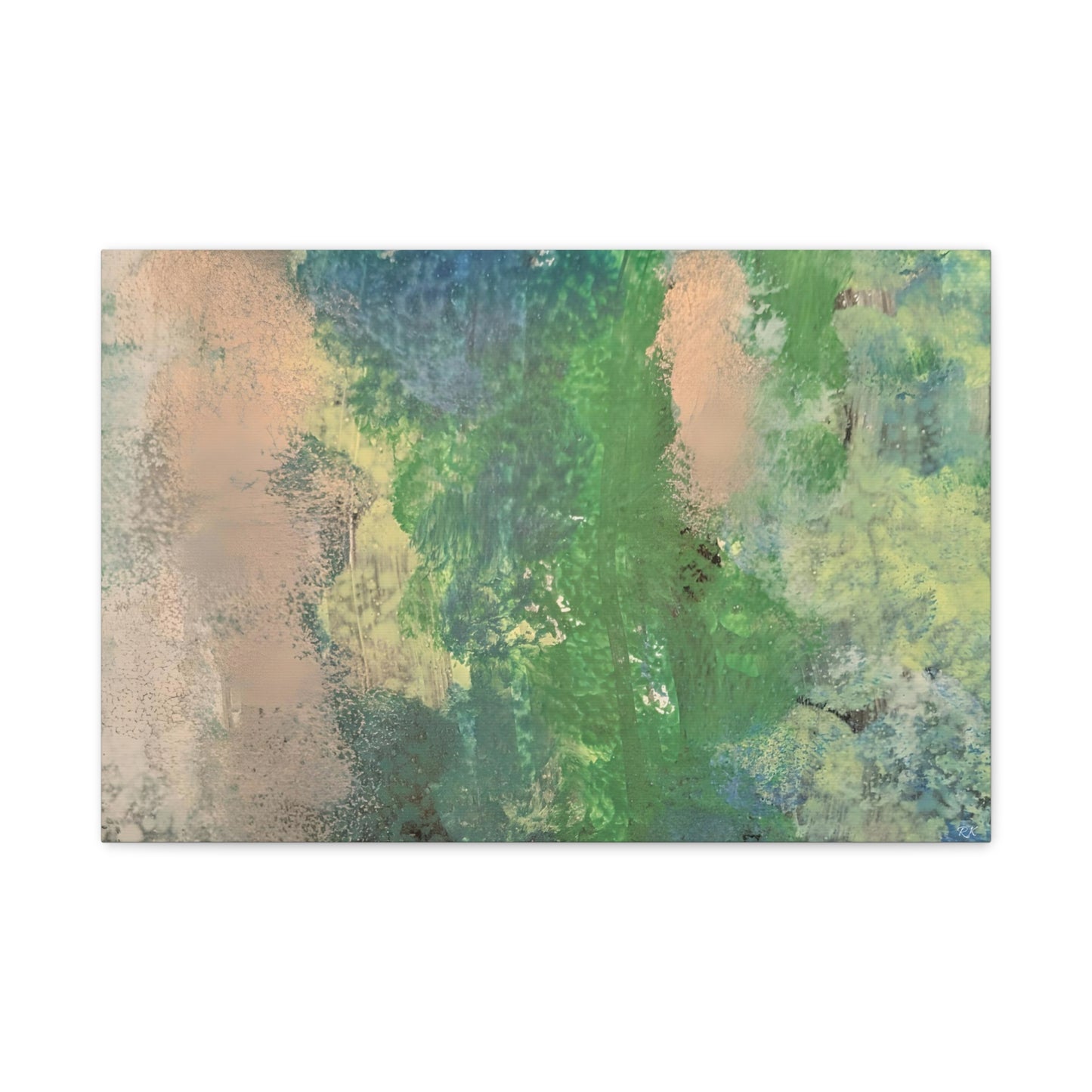 Canvas Gallery Wraps Wall Art Rustic Green by Its A Art Vibe