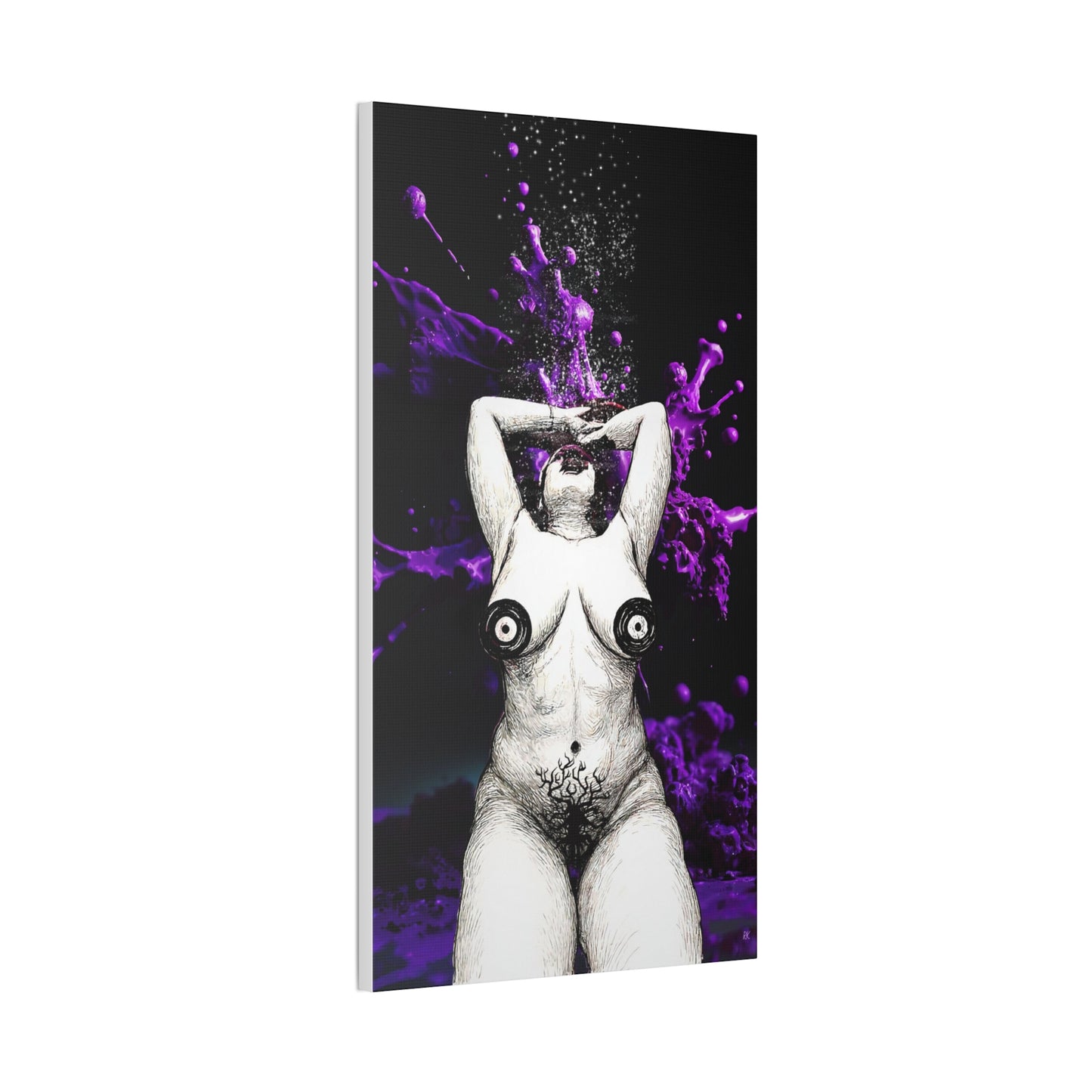 Wall Art Canvas for she is up even when she is down #2