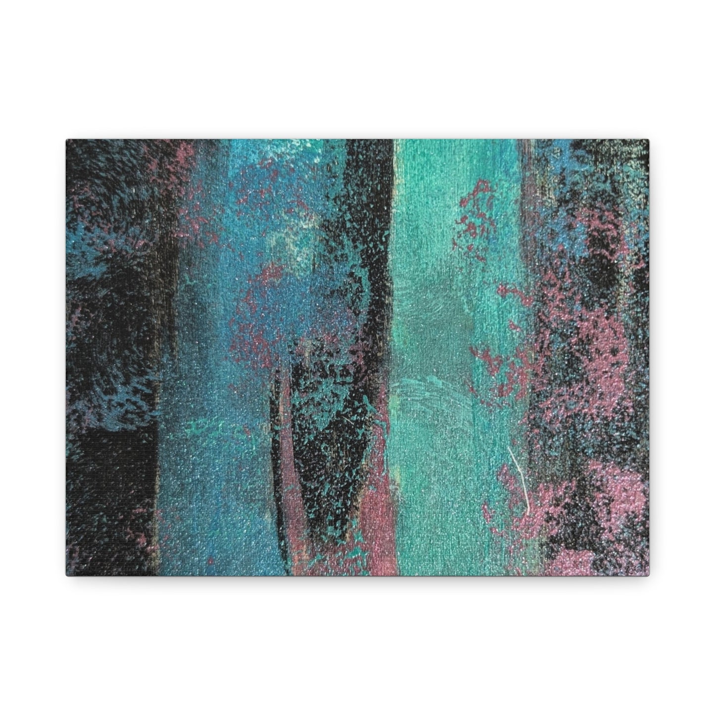 Canvas Gallery Wraps Rustic Blue Breeze by Its A Art Vibe 1 of 2