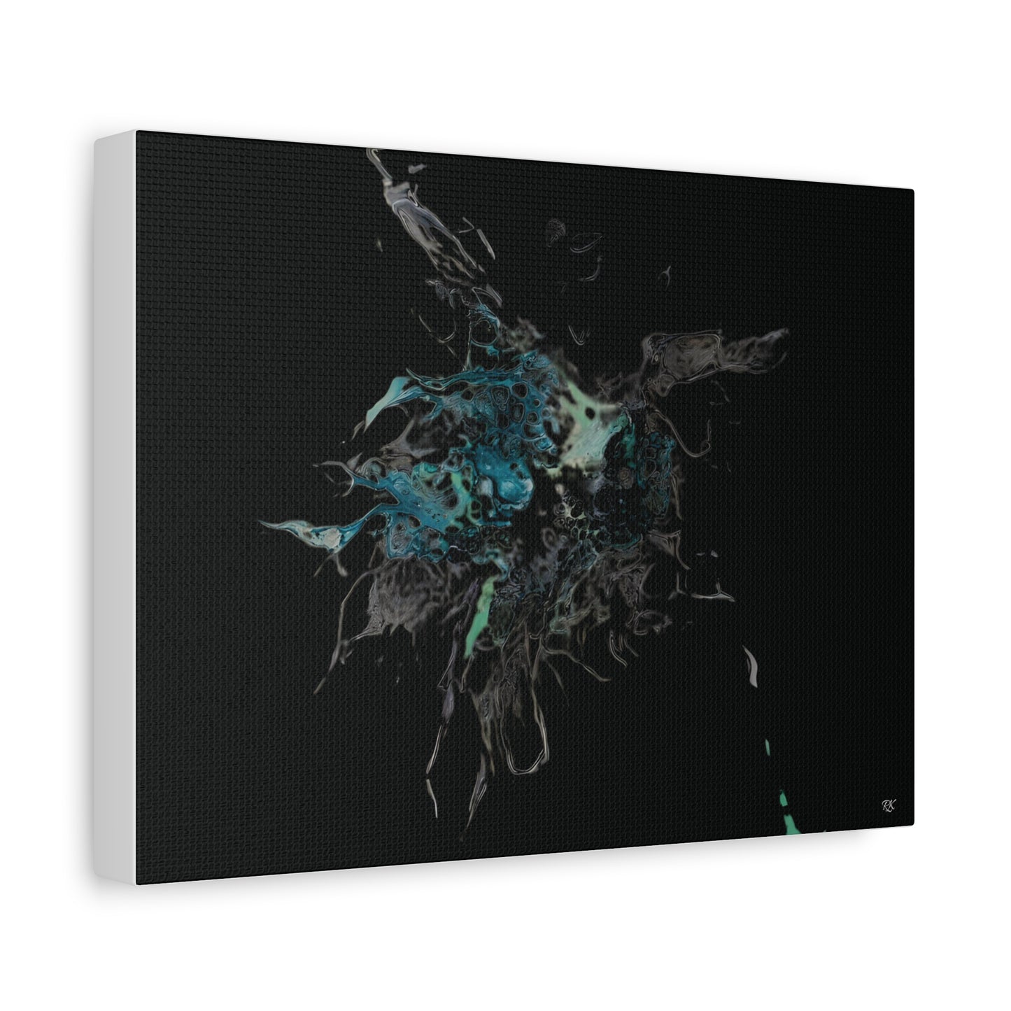 Abstract Canvas Wall Art - Modern Stretched Art Print for Home Decor