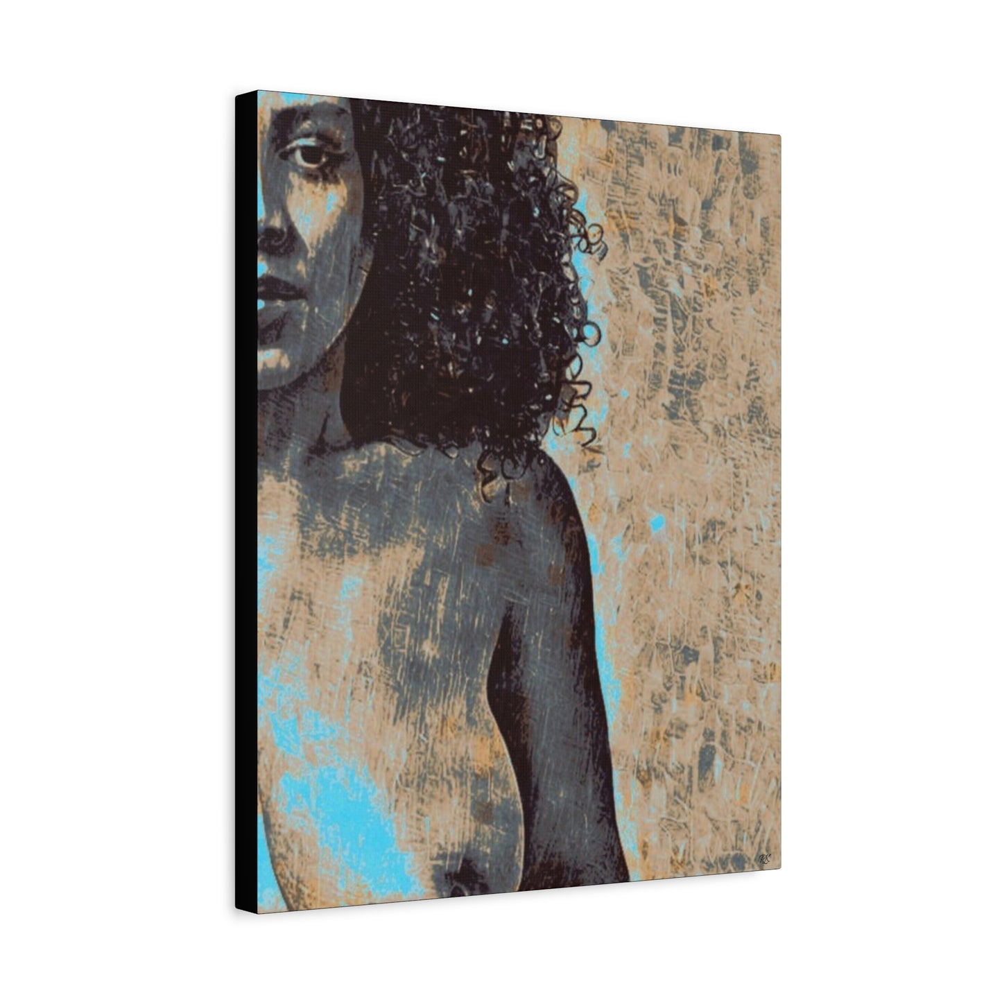 Canvas Print - 'Torn' Sensual Nude Portrait by Its A Art Vibe 1.25'