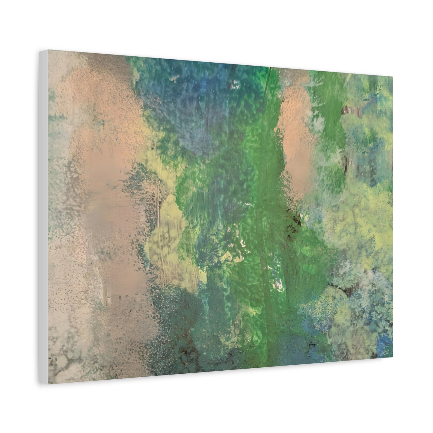 Canvas Gallery Wraps Wall Art Rustic Green by Its A Art Vibe