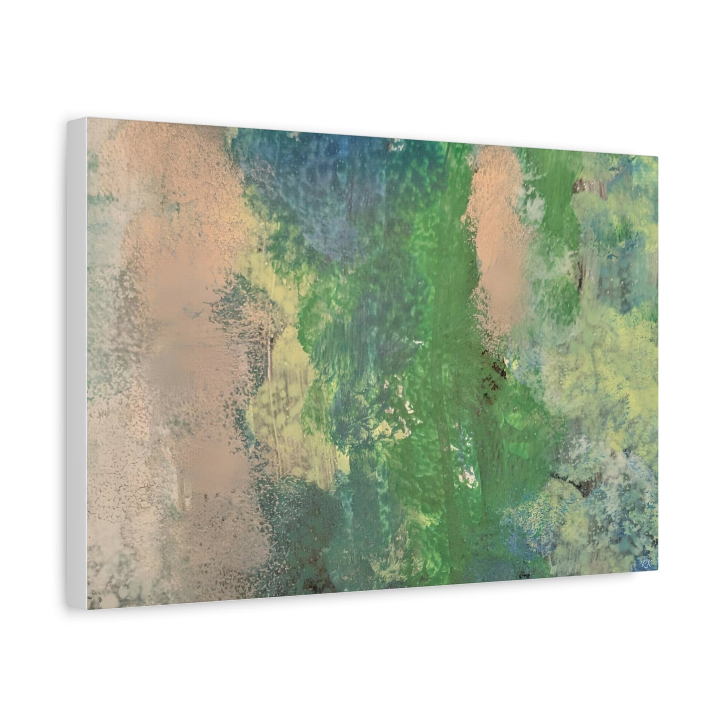 Canvas Gallery Wraps Wall Art Rustic Green by Its A Art Vibe