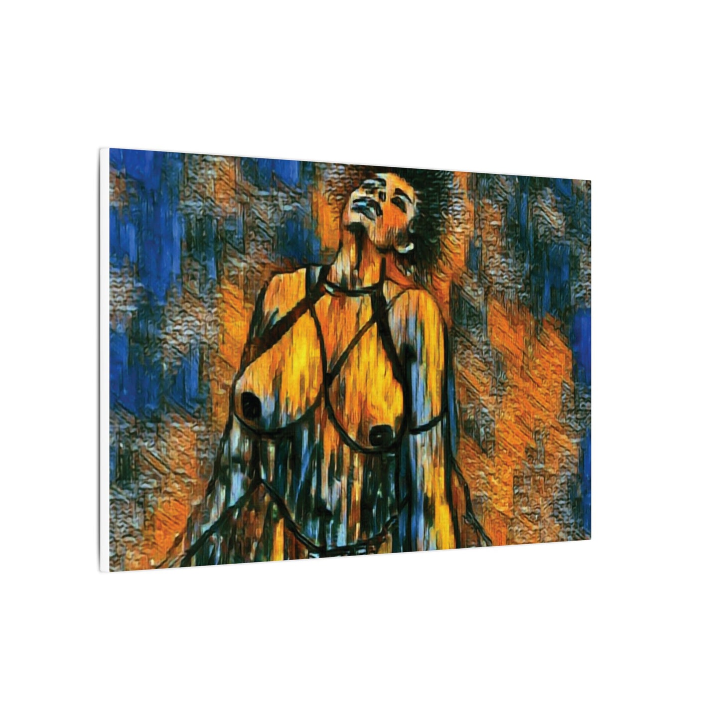 Matte Canvas, Stretched, 0.75" (Multi-Size) Sensual woman 002