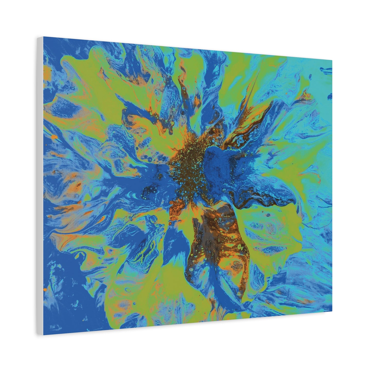Vibrant Floral Abstract Canvas Wall Art