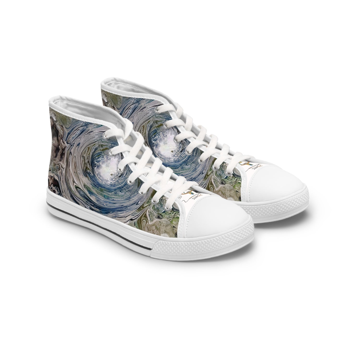 Women's High Top Sneakers Eyes Of The Storm You by Its A Art Vibe