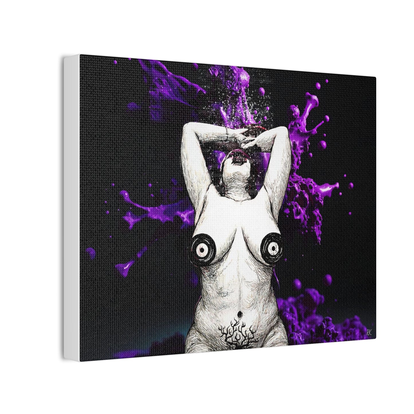 Wall Art Canvas for she is up even when she is down #2