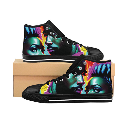 Men's Classic Sneakers Kings and Queens by Its A Art Vibe