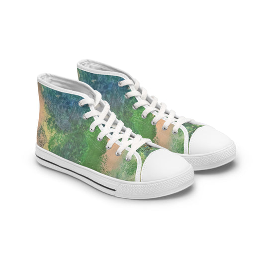 Women's High Top Sneakers Green