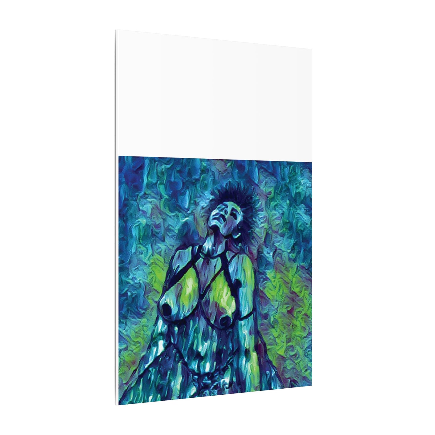 Matte Canvas, Stretched, 0.75" (Multi-Size) Sensual Woman 001