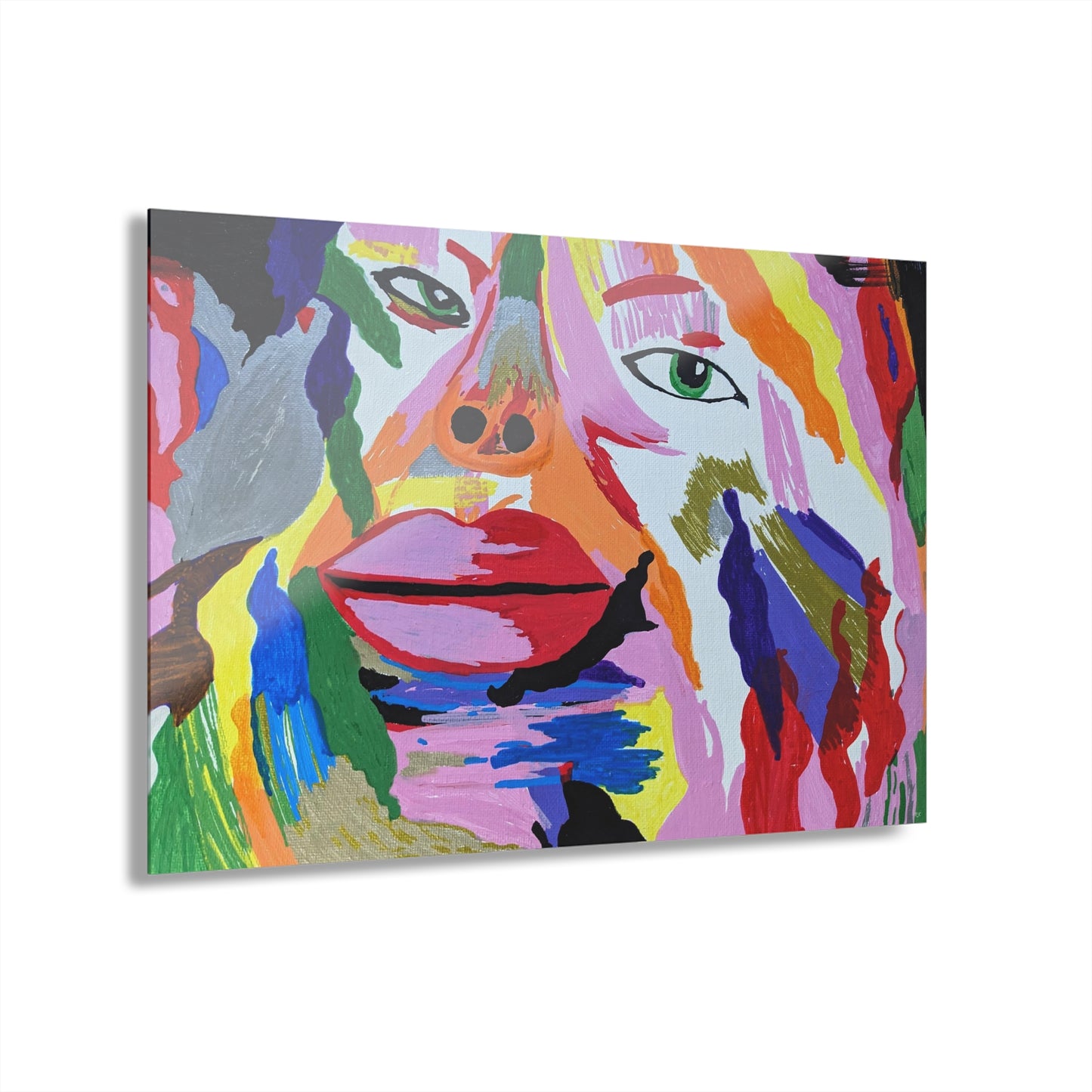 Acrylic Prints Abstract Portrait by Its A Art Vibe