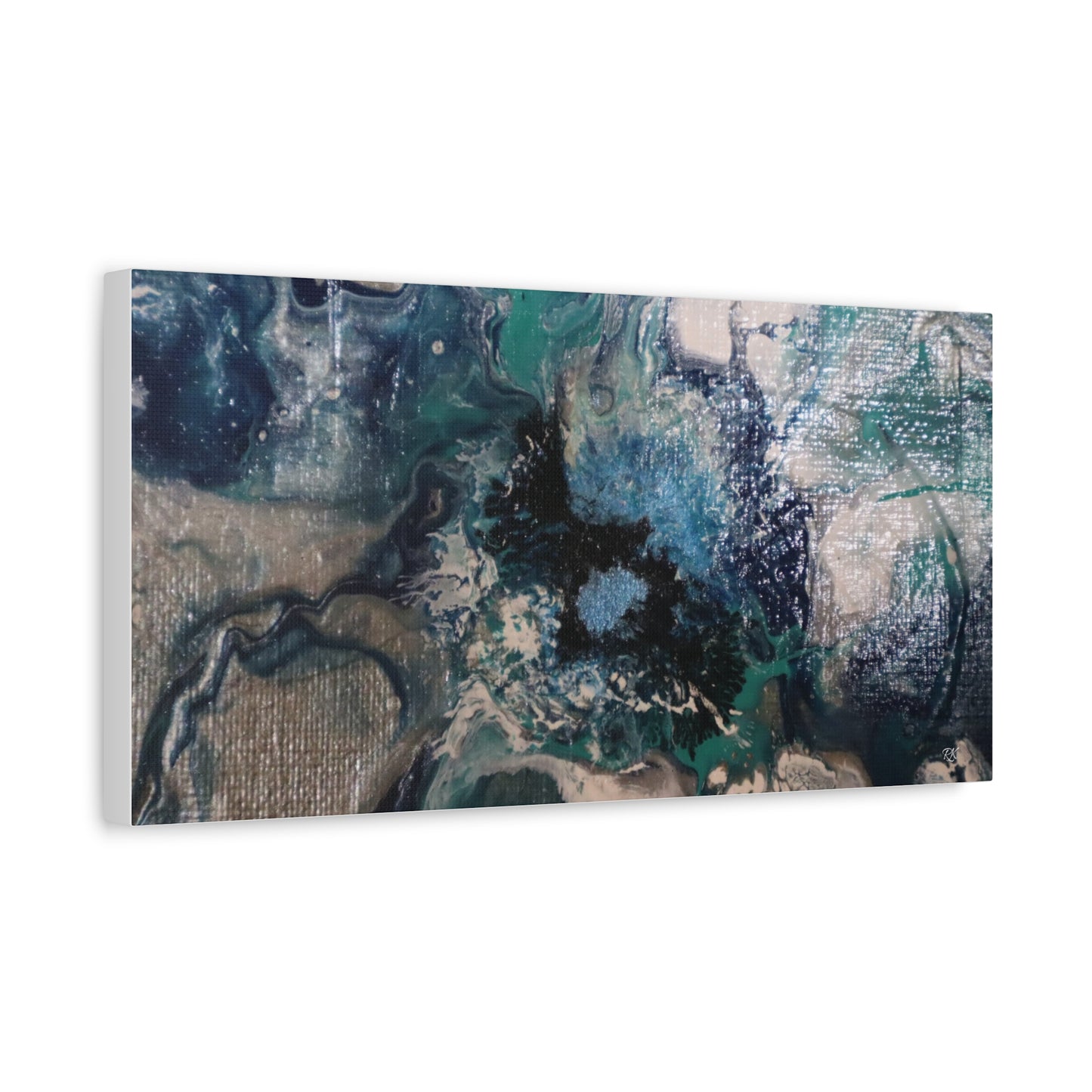 Vibrant Floral Abstract Canvas Wall Art