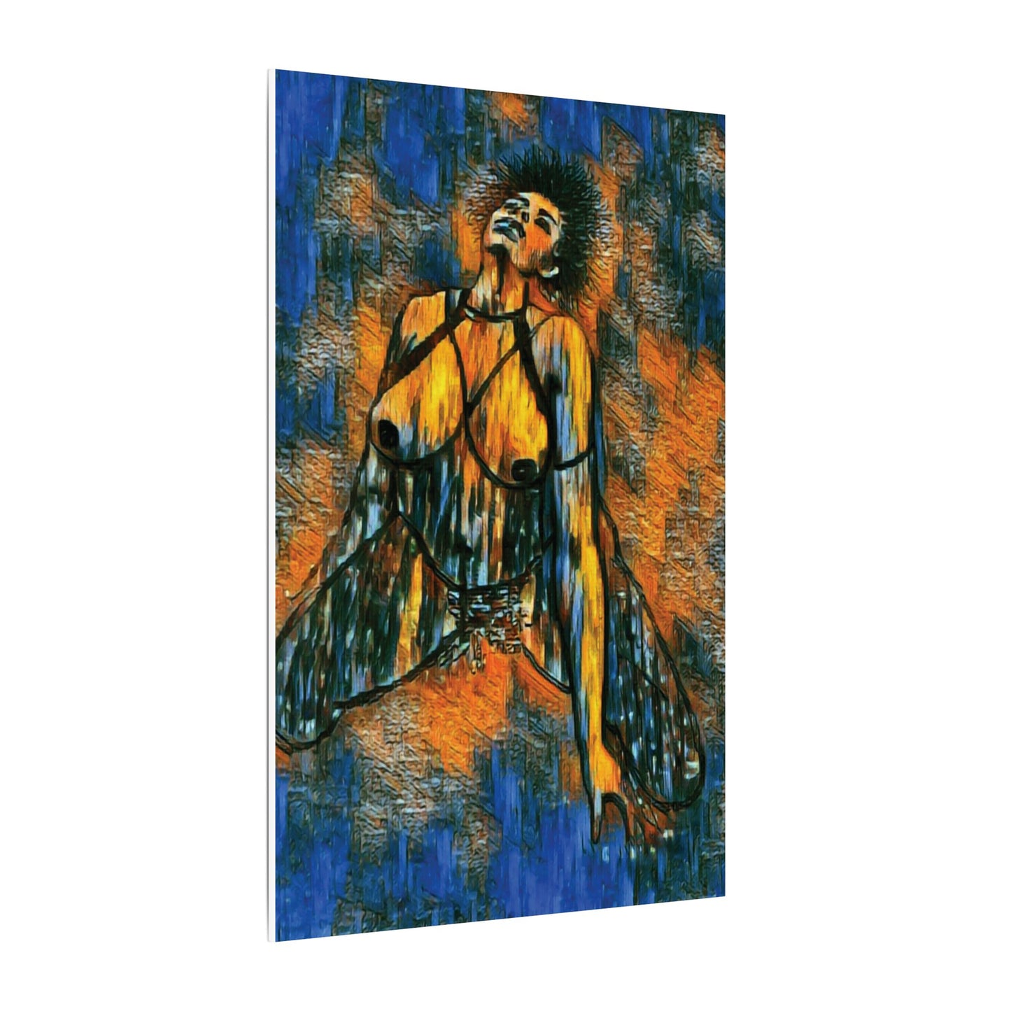 Matte Canvas, Stretched, 0.75" (Multi-Size) Sensual woman 002