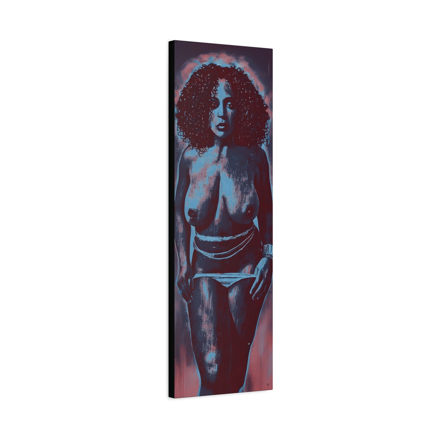 Matte Canvas, Stretched, 1.25" Get Naked by Its A Art Vibe